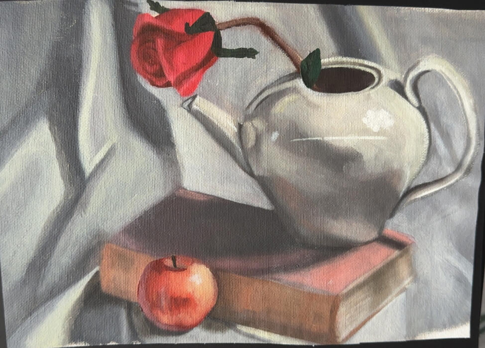 Still Life in Oil Paint